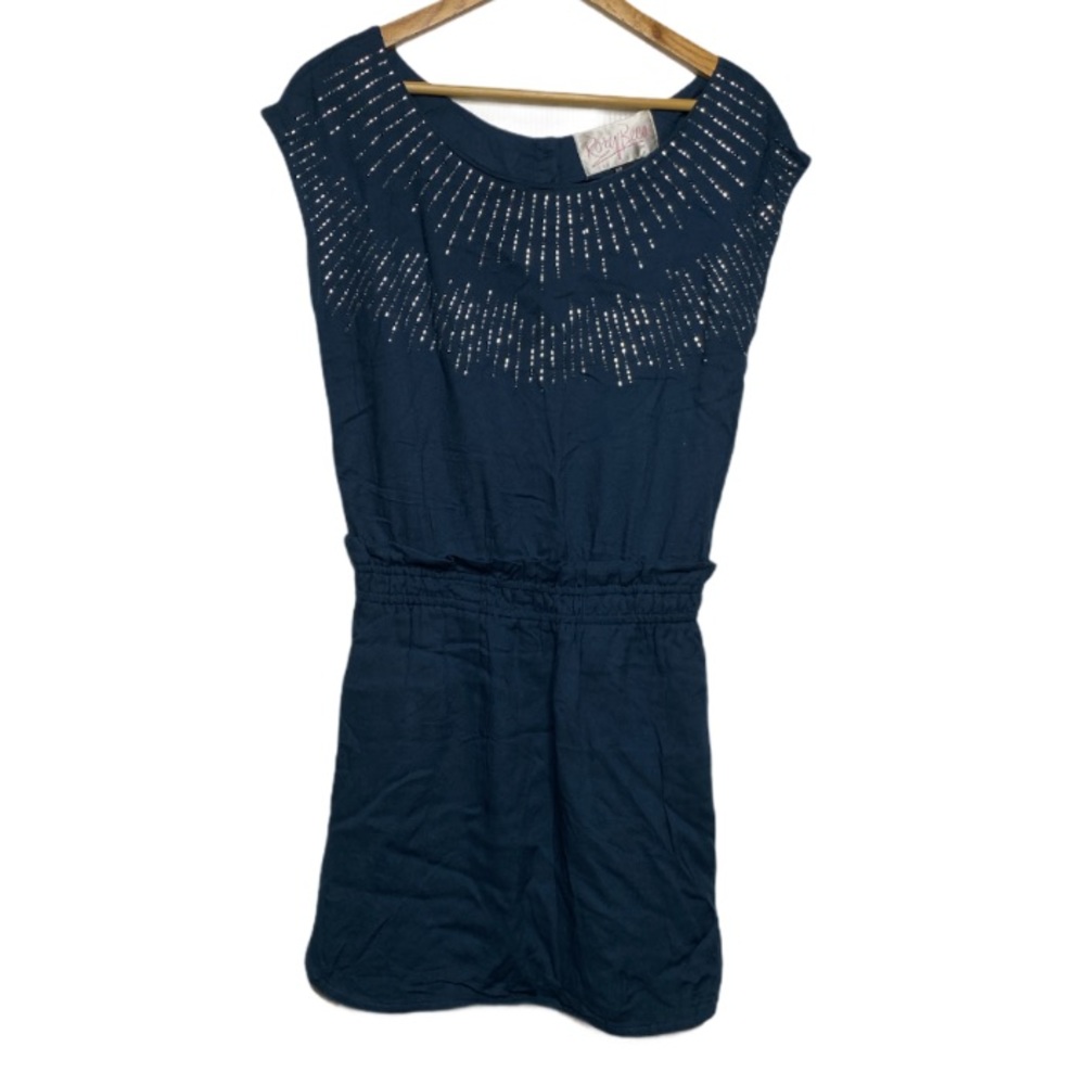Rory Becca x F21 Teal Blue Bead Embellished Dress Small